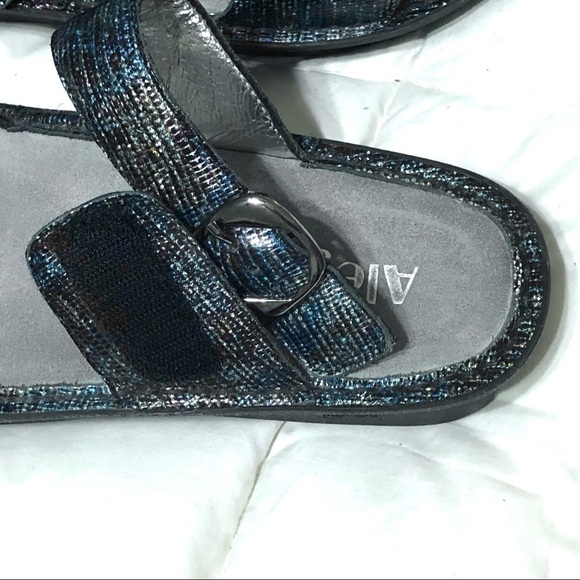 Alegria Keara Rainbow Casual Slip On Slide Platform Sandals Kea-292 39 9-9.5 - Picture 7 of 8